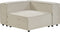APRICA - Hoekbank - Beige - Rechterzijde - Linnen