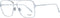 Tods TO5281 56018 bril zonder sterke - Dames - Zilverkleurig