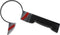 Witbaard Diadeem Mes Grijs/rood/zwart