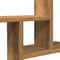 vidaXL - Wandschappen - 2 - st - 50x12x50 - cm - bewerkt - hout - artisanaal - eiken