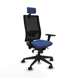 Bureaustoel Piqueras y Crespo 3D066N2 Marineblauw