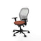Piqueras y Crespo 3D036N0 - Bureaustoel - Verstelbare hoogte met armleuning - Wit Bruin