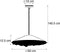 QAZQA Frills - Art Deco Hanglamp - Verstelbaar - Ø 500 mm - Groen