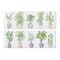 Schilderij DKD Home Decor Planten (90 x 2,3 x 30 cm) (90 x 1,5 x 30 cm) (2 Stuks)