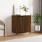 vidaXL - Dressoir - 60x35x70 - cm - bewerkt - hout - bruin - eikenkleur