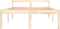 vidaXL - Seniorenbed - massief - grenenhout - 135x190 - cm