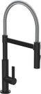SCHÜTTE Miami - Keukenkraan - Draaibare uitloop met spiraalveer - Chroom & Zwart Mat
