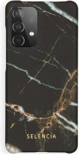 Selencia Hoesje Geschikt voor Samsung Galaxy A52 (4G) / A52s / A52 (5G) Hoesje - Selencia Maya Fashion Backcover - zwart