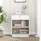 vidaXL - Wandkast - 60x34x75 - cm - massief - grenenhout - wit