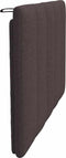 vidaXL - Hoofdbordkussen - 90 - cm - stof - donkerbruin