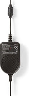 Nedis Universele AC-Stroomadapter - 36 W - 0 - 12 V DC - 1.20 m - 5.0 A - 7 plug(s) - Zwart