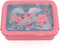 BEAU by Bo Petit Monkey Bentobox + Drinkfles Fairytale Dragon Back to School set - Pearl Stars/Peony Pink