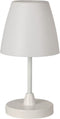 H&S Collection Tafellamp LED oplaadbaar 13x30 cm wit