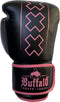 Buffalo Outrage - Bokshandschoenen - Extra padding - Zwart met roze 14oz