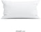 Zohome Kussensloop Satinado - Kussenhoes van 40x80 cm - Set van 2 stuks - 100% Katoen-Satijn - Wit