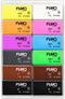 FIMO effect - ovenhardende boetseerklei - colour pack 12 neon kleuren