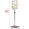 Coast Informatiestandaard A4 - Verstelbaar 73,5-118 cm - Zilver (set van 2)
