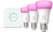 Philips Hue - Starterkit - 3 slimme E27 lampen met 16 miljoen kleuren (3 stuks)