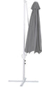 Beliani SAVONA II - Zweefparasol - Grijs - Kunststof
