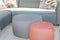 Lanterfant All weather poef Max - Aluminium - Antraciet - Aluminium - Antraciet - Weerbestendig