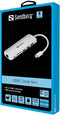 Sandberg 136-18 - USB-C Dock - HDMI LAN SD USB 61W - Grijs