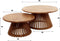 Salontafel Tweak conisch set van 2 - mangohout