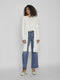 Vila Viril Long L/s Knit Cardigan - Dames Vest - Lange mouwen - White Alyssum