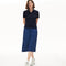 Lacoste Dames Poloshirt - Katoen - Parelmoeren knopen - Navy Blue - Maat 34