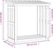 vidaXL - Haardhoutrek - 108x64,5x77 - cm - massief - grenenhout - honingbruin