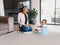 Bumbo Floor Seat - Babystoeltje - Zacht Foam - Blauw