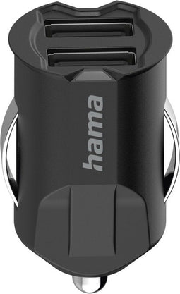Hama USB-auto-oplader, 2-voudig, 5V/10,5W