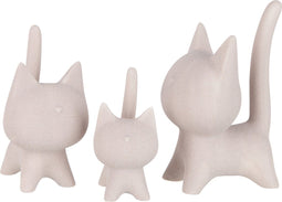 J-Line Kat Felix Keramiek Lichtroze Large