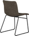 PoleWolf - Ripple stoel - Chenille - Taupe - Set van 4