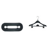 Klika - Koppelstuk zwart 35mm vr 2 hangers 100st - 20 stuks