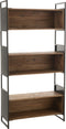 J-Line rek - hout/metaal - zwart/naturel - small