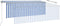 vidaXL - Luifel - met - rolgordijn, - LED - en - windsensor - 4,5x3 - m - blauw - en - wit