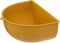 Fruitschaal/fruitmand metaal met inzetbakje zwart/okergeel 30 x 20 cm - Fruitschalen/fruitmanden - Draadmand van metaal