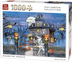 King Puzzel - Spookhuis - Legpuzzel 1000 stukjes 68 x 49 cm