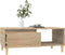 vidaXL - Salontafel - 90x50x36,5 - cm - bewerkt - hout - sonoma - eikenkleurig