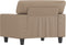 vidaXL Fauteuil 60 cm kunstleer cappuccinokleurig