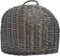 vidaXL - Kattendrager - 60x45x45 - cm - natuurlijk - wilgenhout - grijs