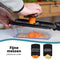 Cavos Mandoline - Groentesnijder - 16-in-1 Multifunctionele RVS Snijder - Zwart
