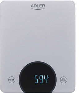 Adler AD 3173S - keukenweegschaal - Grijs - 10 kg