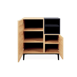 Roxxz Design Wall cabinet Azore - Natural - Modern cabinet - 80x42x90cm