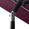 vidaXL - Parasol - 3-laags - met - aluminium - paal - 3 - m - bordeauxrood