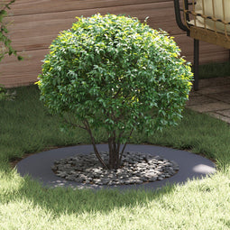 vidaXL - Plantenring - Anthraciet - Ø50/80 - cm - Staal