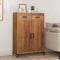 vidaXL - Schoenenkast - 75x40x110 - cm - massief - grenenhout