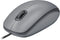 Logitech M110 Silent - Draadloze muis - 90% stiller - Grijs