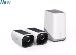 eufy Security S330 - Buitencamera - 4K Ultra HD met zonnepaneel - compatibel met Apple HomeKit Alexa Google Assistant (2 stuks)