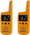 Motorola T72 - Walkie-Talkie - 16 kanalen 8 km bereik - Geel (2 stuks)